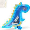 Wooden Dinosaur Piggy Bank for Boys Kids Girls Clear Real Money Coin Bank Toy Toddler Birthday