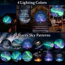 Aurelema Bible Verse Projector Galaxy Projector Lights 2026 Upgrade 3D Dynamic Outdoor Indoor Decoration 4 Colors Light with Remote 12 HD Effect, Christian Gift House Window Garden Decor