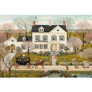 1000 Piece Puzzle for Adults  Jane Austens Spring Manor Challenging Aesthetic Jigsaw Puzzle for Relaxing Mindfulness Stress Relief Home Decor and Gift (092)
