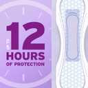 Poise Incontinence & Postpartum Pads for Bladder Leaks, 7 Drop Ultra Absorbency, Long Length, 78 Count