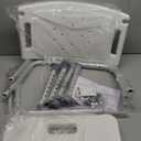 FSA/HSA Eligible, Vaunn Tool-Free Assembly Adjustable Shower Chair Spa Bathtub Seat Bench with Removable Back