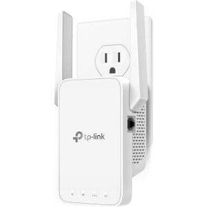 TPLink AC1200 WiFi Extender, 2023 Engadget Best Budget Pick, 1.2Gbps Signal Booster for Home, Dual Band 5GHz/2.4GHz, Covers Up to 1500 Sq.ft and 30 Devices,Support Onemesh, One Ethernet Port (RE315)