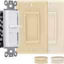 Monoprice 120-Watt Slider Resistance Speaker Volume Control, 12-Position Switch, 36dB Attenuation, Solderless Speaker Terminals, 138169, Multi-Color