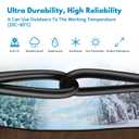 Vabogu Cat 8 Ethernet Cable 6FT, Heavy Duty 26AWG High Speed 40Gbps 2000MHz, Gold Plated RJ45 Shielded, Weatherproof Indoor & Outdoor LAN Cable for Gaming PC PS5 Xbox Modem Router