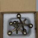 Retro Jack Knick Knacks Vintage Gold Accent Decor Set of 2 Small Antique Decorative Objects for Home Bedroom Office Shelf Desk Table Bookshelf Eclectic Home Decor