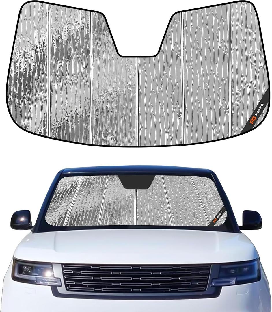 Pigenius Windshield Sunshade for Land Rover Range Rover Sport 2023-2026 Front Window Sun Shade, Without Heads Up Display - AstraGuard
