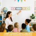 2 x Flip Calendar for Classroom 2026-2028, 53 Date Cards, 15.7x27.6
