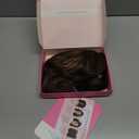 PANEWAY Hair Topper 16Inch Hair Toppers For Women Wavy Curly Brown Highlights Clip In Synthetic Wiglets for Women