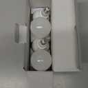 Lightinginside E12 Smart Light Bulbs 50W Equiv., G16.5 RGBCW Candelabra Chandelier Ceiling Fan Smart Bulb Works with Alexa/Google Home/SmartLife, 5W 550LM, 2.4G WiFi Bluetooth Bulb, ETL Listed, 4PCS