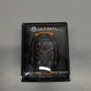 ULTIMAL Rugged Case with Band for Apple Watch 44mm,Compatible with Apple Watch Series SE 3/SE 2/SE Generation/6/5/4, Military Grade Shockproof Bumper Cover for iWatch Tactical Band Men (Orange, 44mm)