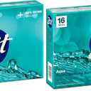Zest Bar Soap - Enriched with Vitamin E - Moisturizing Body Soap - Gentle Soap - Paraben-Free Soap Bar - Suitable for All Skin Types - Aqua - 16 Pc (Pack of 2)