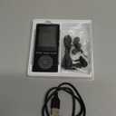 64GB MP3 Player with Bluetooth 5.3, Music Player with HiFi Sound for Sports Runners, 2.4" Screen MP3 Player Built in HD Speaker Voice Recorder FM Radio E-Book, Expanded Up to 128GB, Earphone Included (Black)