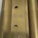 4Pcs 2 Pairs 5" Double Action Spring Hinge Stainless Steel Cafe Saloon Door Swing Self Closing Brass with Screws