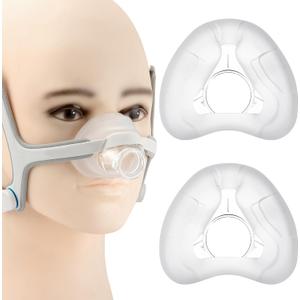 Replacement AirFit N20 Nasal Cushion (2 Packs) - Reliable Seal, Softer Wear and Durable Supplies for Air-Fit N20 - Enhance Sleep Quality with Snug Fit on Original Frame (Medium)