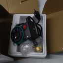 ZeroPone Hot Water Recirculating Pump, 93W Water Circulator Pump NPT 3/ 4" w/ NPT 1/ 2" Adapter, Stainless Steel Head, 15-6S 3 Speed Control for Electric Water Heater System