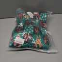 2 x ANGELGGH Family Matching Christmas Onesie Pajamas, Vacation Cute Printed One Piece Pajamas, Xmas Hooded Holiday Sleepwear (Medium, Green Plaid Santa)