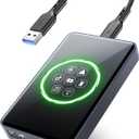 TDT 4-in-1 Wireless CarPlay Adapter& Android Auto Wireless Adapter, Magic Video Box Stream Netflix, YouTube, Disney+HDMI Output, USB Drive & TF Card Support Upgrade OEM Wired CarPlay (4+32GB)