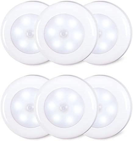 Not A Complete Set. 2.8” Motion Sensor Lights Indoor AAA Battery Operated, Stick on LED Puck Light for Stairs, Under Cabinet, Closet, Cool White