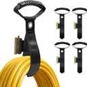 4 Pack Etrack Extension Cord Organizer, 17" Hook & Loop Closure E-Track Rail Accessories Storage Straps Extension Cord Holder for Keep Cords, E Track, Hoses, Ropes, Cables Organized