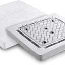Champro Spyder Base Set of 3 Rubber Spike Bottom Bases, 15 x 15 x 3, White, B001TW