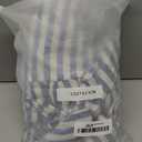 Linen Hand Towels for Kitchen Set of 2, 100% Pure Linen, Blue Tea Towels, French Striped Dish Cloths for Washing Dishes, Navy Dishtowels, Farmhouse Towels for Kitchen, Hand Towel 18 x 28