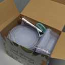 40 Piece Food Storage Containers with Lids(20 Containers & 20 Lids), BPA-Free Plastic Food Containers for Kitchen Storage and Organization, Leak Proof Meal Prep Container, Includes Labels & Pen