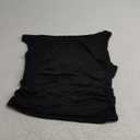 SUUKSESS Women Off Shoulder Tops Sleeveless Shirts Y2K Going Out Crop Tank Top (Black, Large)