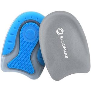 Premium Heel Pain Relief Gel Inserts – 2 Pack Shock-Absorbing Heel Cups for Plantar Fasciitis – Non-Slip Silicone Cushions for All Shoes & All-Day Comfort