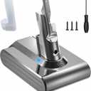 Upgraded 21.6V 6.0Ah Replacement for Dyson V7 Battery SV11 Compatible with Dyson V7 Animal Motorhead Trigger HEPA Car+Boat Absolute Vacuum Cleaner