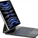 iPad 10th Generation Case with Keyboard, Magic Keyboard iPad 10 Generation and 11th (A16,2025) with Multi-Touch Trackpad, Magic-Style Bluetooth Pad 10th Gen. 2022 with Battery Display - Black