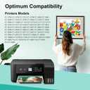 Compatible Sublimation Ink for Ecotank 2800 ET2720 ET2750 ET2760 ET2800 ET-2803 ET-2850 ET-3850 ET-3830 ET4700 ET-4760 ET-4800 WF2750 ET15000 Ink Refill Bottles Sublimation(4 Pack)