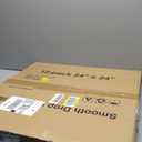 Smooth Drop Ceiling Tiles 2ft x 2ft - Waterproof, Fire-Rated, Easy Drop-in Installation - Premium PVC to Prevent Breakage - Ceiling Tiles 24" x 24", 12-Pack Cover 48 Sq. Ft, White