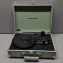 Crosley CR8005F-MT Cruiser Plus Vintage 3-Speed Bluetooth in/Out Suitcase Vinyl Record Player Turntable, Mint