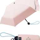 Mini Travel Umbrella for Rain - 43" Large Coverage Small Compact Umbrella, Reinforced Strong Frame, Lightweight Portable Parasol with UPF 100+ UV Protection, Gifts for Adults, Seniors & Students