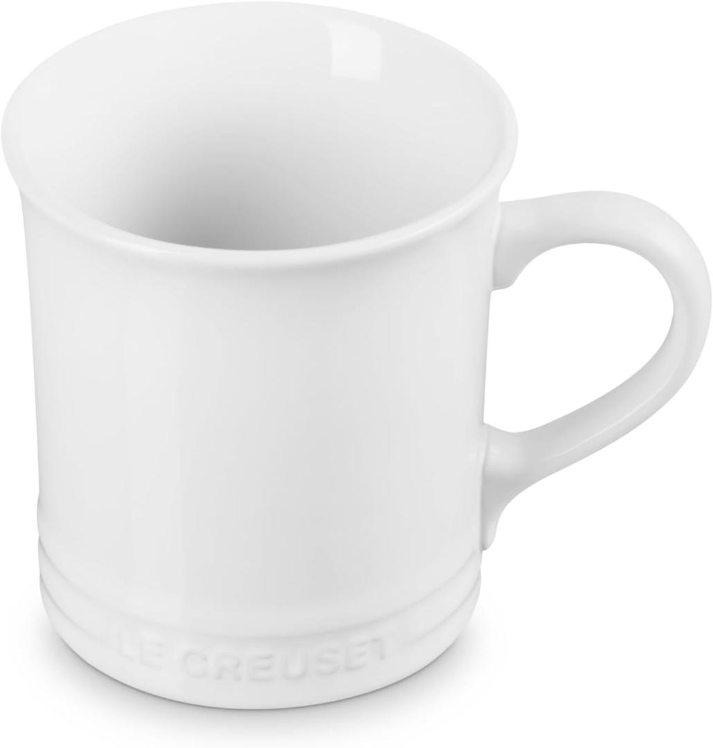 Le Creuset Stoneware Vancouver Mug, 14 oz., White