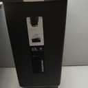 simplehuman 40 Liter / 10.6 Gallon Slim Kitchen Step Trash Can With Secure Slide Lock, Black Plastic