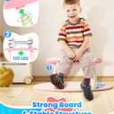 Magnetic Drawing Board, Toddler Girl Toys for 1-3 Year Old, Doodle Board Learning and Educational Kids Toys for 1 2 3 Year Old Baby Birthday GIF- Pink