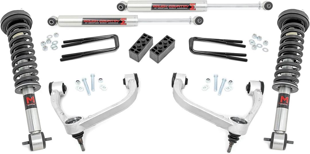 Rough Country 3" Lift Kit w/M1 Struts for 2014-2020 Ford F-150 4WD - 54540
