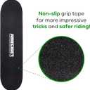 Voyager Skateboard with Printed Graphic Grip Tape - Great for Kids and Teens, Cruiser Skateboard with ABEC 5 Bearings, Durable Deck, Smooth Wheels