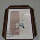 Picture Frame - Solid Wood Picture Frame, Natural Walnut Wood Solid Wooden Picture Frames with HD-Tempered Glass,Vertical or Horizontal Display Photo Frame for Wall & Tabletop Display (walnut, 6X8)