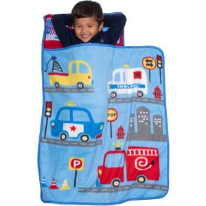 Baby Boom Kids Nap Mat Set Includes Pillow and Fleece Blanket (46x21 Inch (Pack of 1)