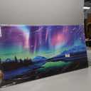 Floral Framed Wall Art White Lotus Pictures Wall Art for Living Room, Large Zen Canvas Wall Art For Office Decor Bedroom Decor Bathroom Modern Artwork Painting Framed 24x48inch(60x120cm)