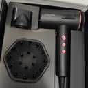 CrazyMar Hair Dryer, 180,000 RPM High Speed Blow Dryer For Fast Drying, 500 Million Negative Ionic Hair Dryer, No Heat Damage, Low Noise, Lightweight, Blow Dryer with Diffuser for All Hair,Travel,Home