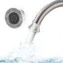 Faucet Aerator Compatible with Moen 101964 116618, Fit for Shower Bathroom Kitchen Faucet Parts, High Flow Sink Aerator Replacement, 2.2 Gallon Per Minute, Finish Chrome