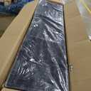 FDW Room Divider Wood Screen 4 Panel Folding Portable Partition Screens Wooden Mesh Woven Design Room Screen Divider for Home Office (Coal Black)