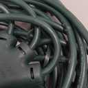 25FT Outdoor Green Extension with Multiple Outlets, Evenly Spaced 3 Outlets, Light Duty 16/3 SJTW Cable with Grounded Plugs, 13AMP 1625W 125V 16AWG, ETL Listed