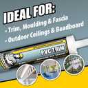 PVC Trim Adhesive and Sealant White