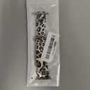 Band Compatible with Apple Watch Bands For Women 40mm 41mm 38mm 42mm 44mm 45mm 46mm 49mm, Silicone Strap for iWatch Series 11 10 9 8 7 6 5 4 3 2 SE Ultra (Leopard)