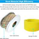 2 x ZLKSKER 17210-ZE0-505 Air Filter (Pack of 2), Replacement for Honda GX110 GX120 Engine, Lawn Mower Air Cleaner