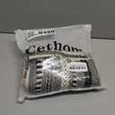 Cethom Boho Throw Pillow Covers 18x18 Inch Set of 2, Farmhouse Decorative Couch Pillow Cases, Black Accent Pillows of Bed, Sofa Bedroom Living Room Home Decor Cushion Cover